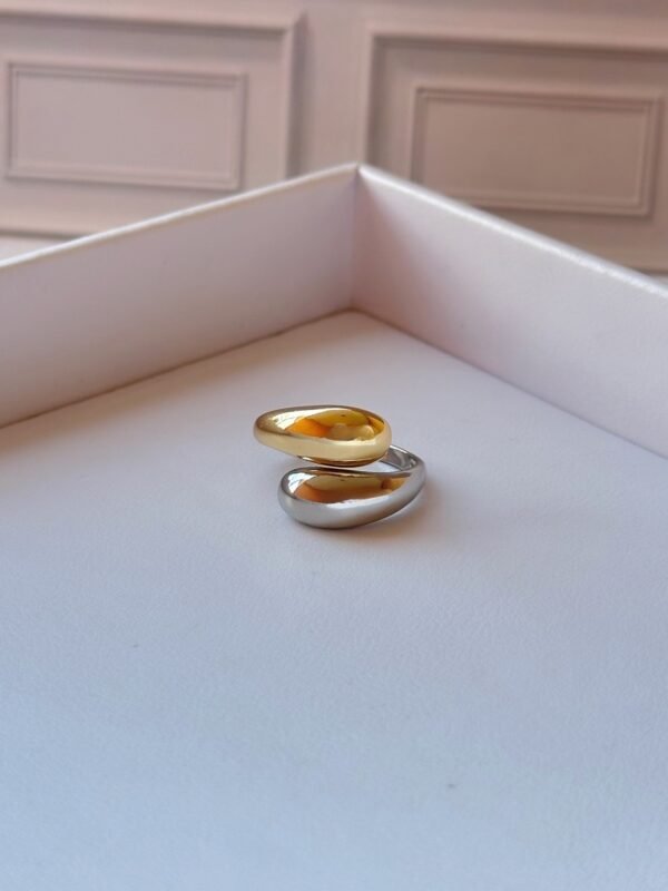 Anillo abrazo Bicolor